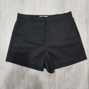 Sandro Paris Women's Polka Dot Black Mini Shorts Size 38 P5435E-20